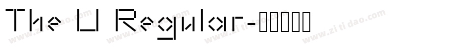 The U Regular字体转换